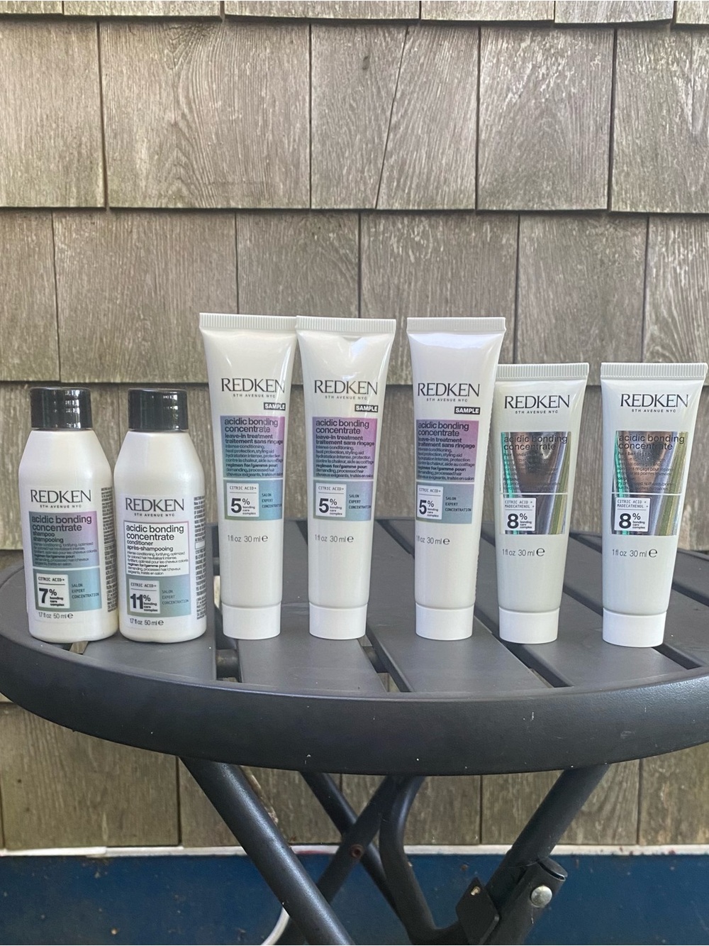 Redken 7-Pc Acidic Bonding Concentrate Minis NEW